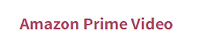 Amazon プライムビデオ